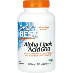 Doctor's Best BEST Alpha Lipoic Acid 600 mg [180 капсули]