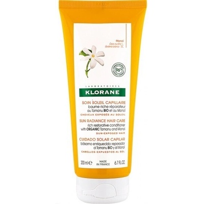 Klorane Кондициониращ крем за коса, Sun Radiance Hair Care Cream, Klorane Polysianes, with Organic Tamanu & Monoi 200 ml