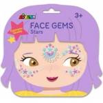 AVENIR Set of adhesive facial gems for children Avenir Stars