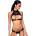Еротичен сет, интимен отвор и отворен бюст - Malwia Leather Set S/M (D-229989)