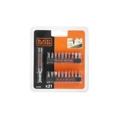 Black-Decker A7074 (21 ks) černé
