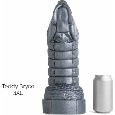 Mr. Hankey’s Toys Teddy Bryce XXXX-Large prémiové silikónové dildo s Vac-U-Lock 36 x 7,1–11,4 cm