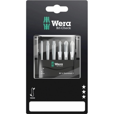Wera Bit-Check 6 Universal 2 SB