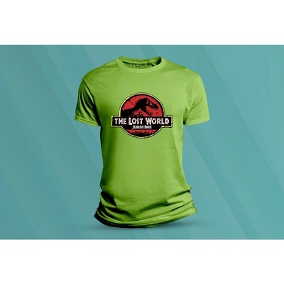 Sandratex dětské bavlněné tričko Jurassic Park 5. lime