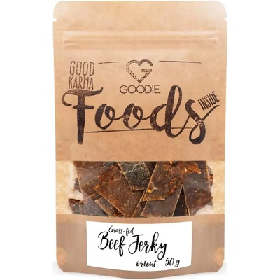 Goodie Grass-fed sušené hovädzie mäso Jerky Orient 50 g