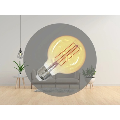 NEDES ZFS102 LED dekoratívna žiarovka Filament SLIM VINTAGE E27, 4,5W, 1800K, 400lm, jemne zlatá