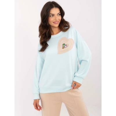 Italy Moda Sweatshirt-DHJ-BL-20322.72-ecru biela