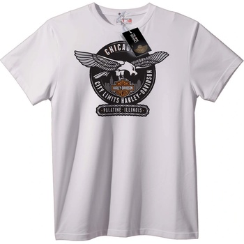 NOONEBRAND Тениска Harley-Davidson Лого Орел - XXS, Black