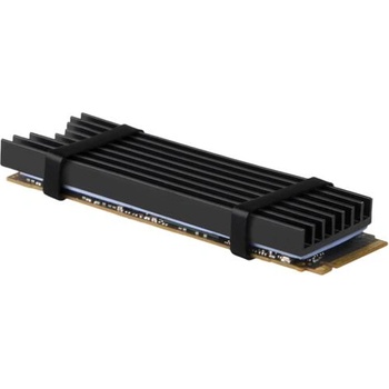 Image 1 of AXAGON CLR-M2L6 passive - M. 2 SSD, 80mm SSD, ALU body, silicone thermal pads, height 6mm (CLR-M2L6)