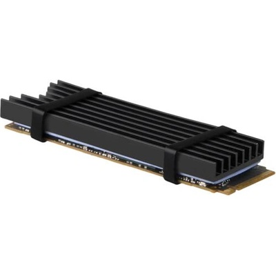 AXAGON CLR-M2L6 passive - M. 2 SSD, 80mm SSD, ALU body, silicone thermal pads, height 6mm (CLR-M2L6)
