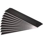 Fortum резервно острие 10 броя, черно, с троен режещ ръб; 18x100x0, 7 mm, стомана SK2, HRC 67, лазерно заточване