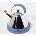 Alessi Електрически чайник Alessi MG32 синя дръжка (mg32 az)