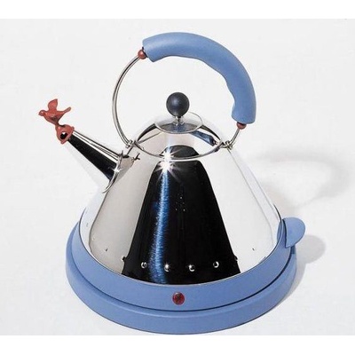 Alessi Електрически чайник Alessi MG32 синя дръжка (mg32 az)