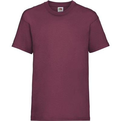 Fruit of the Loom dětské tričko burgundy