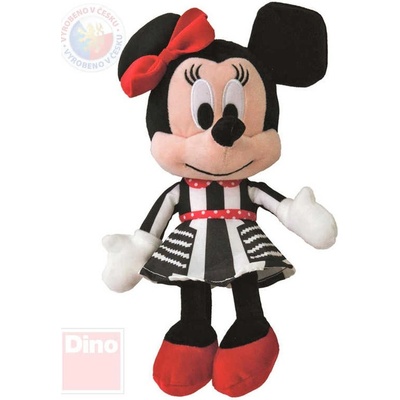 DINO Disney myška Minnie Mouse černo bílé šaty 25 cm