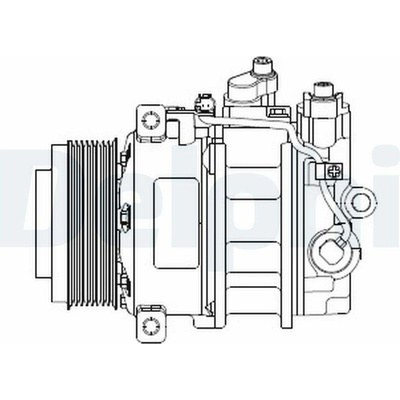 DELPHI Kompresor, klimatizace CS20378