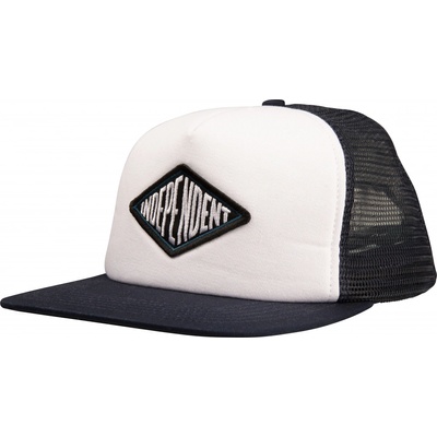 Independent Turn and Burn Mesh Back Cap white/navy