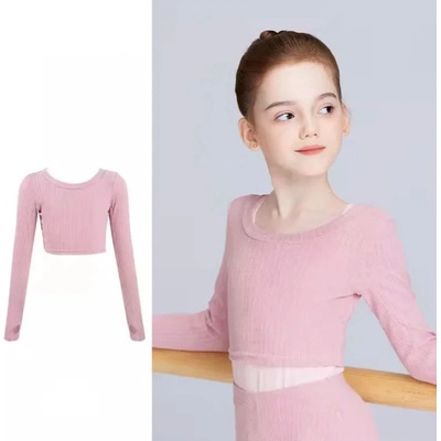 Tréninkový crop svetřík Donna fialová