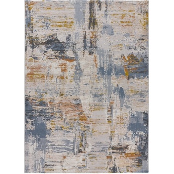 Image 1 of Universal Син/бежов килим 77x150 cm Springs - Universal (48300)