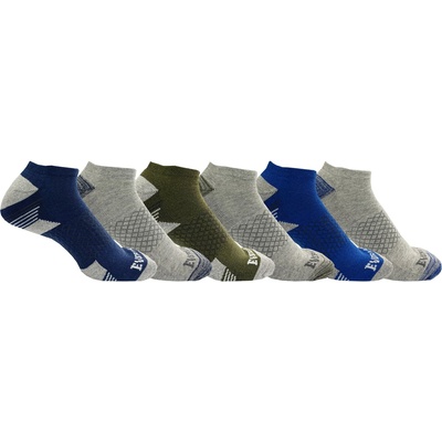 Everlast Мъжки чорапи Everlast 6 Pack Trainers Socks Mens - Blue Multi Hung
