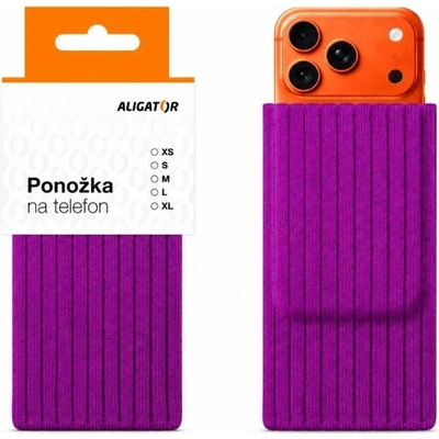 ALIGATOR ponožka na telefon M, fialová