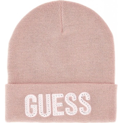 Dětská čepice Guess růžová z tenké pleteniny JBZ ZQ JBZ.ZQ.BYH