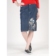 Peace sukne long skirt blu