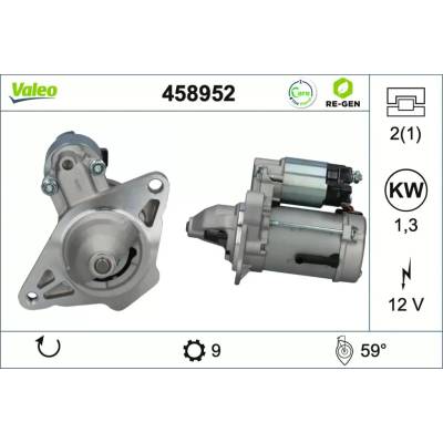 VALEO Startér VALEO RE-GEN REMANUFACTURED VA 458952
