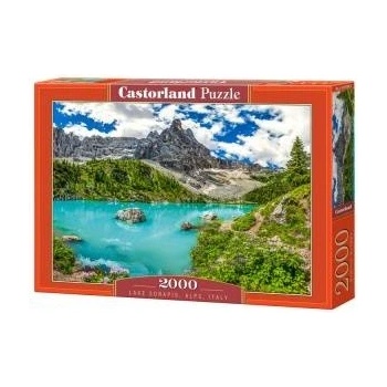 Castorland 2000-piece puzzle Lake Sorapis, Alps, Italy C-201006-2