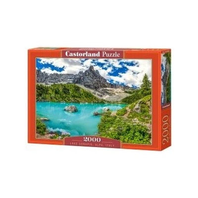 Castorland 2000-piece puzzle Lake Sorapis, Alps, Italy C-201006-2