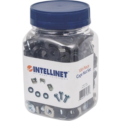 Intellinet Крепежни елементи intellinet 713658 за сървърен шкаф, 100 броя (713658)