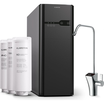 Klarstein PureLine 600, филтрираща система, обратна осмоза, 600 GPD / 2270 литра/ден (WFT1-PureFina600Blac) (WFT1-PureFina600Blac)