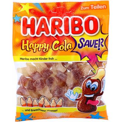 Haribo Želé cukríky Happy Cola Sauer 175 g