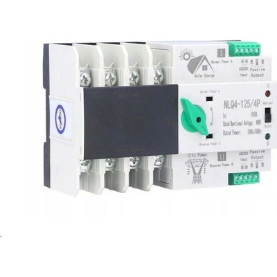 Automatický přepínač sítí - napájení 4P 400V 16A - NLQ4-125/4P pro FVE