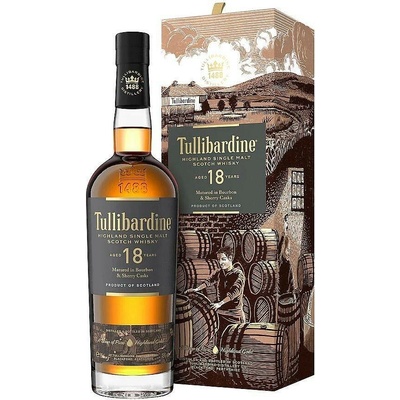 Tullibardine 18y 43% 0,7 l (kazeta)