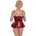 Abierta Fina Shelf Bra and String 2214172 Red 80B/M