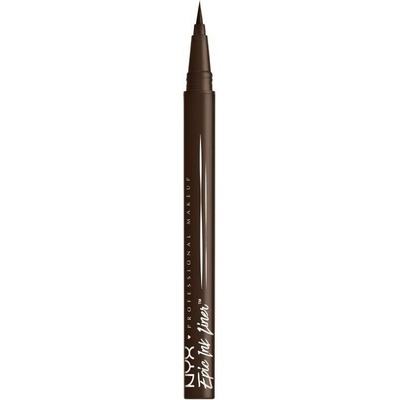 NYX Professional Makeup Epic Ink precizní voděodolná linka Dark Chocolate 1 ml