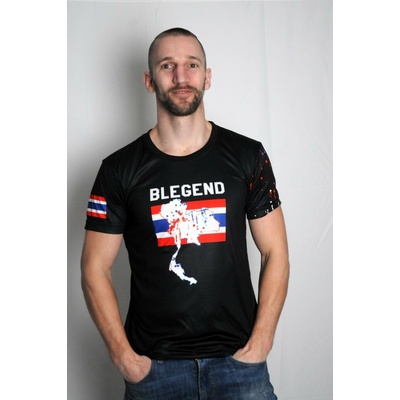 Muay Thai tričko Blegend Thai Pride čierne
