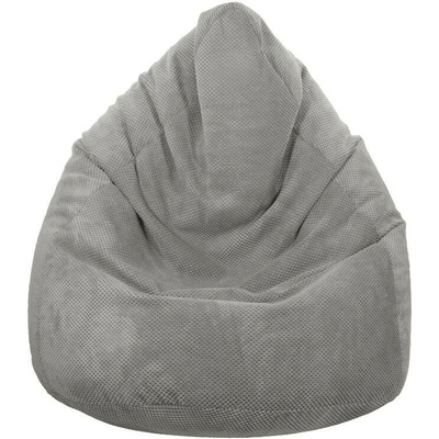 Toffel Dětský sedací vak MAXI COMFORT Plyš 100x75 cm Vzor: šedá