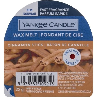 Yankee Candle vonný vosk do aroma lampy Cinnamon Stick 22 g