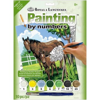 Royal & Langnickel Malování podle čísel Koně