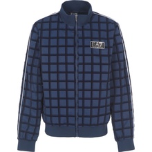 EA7 Man Woven Bomber Jacket Modrý