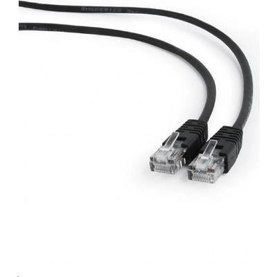 Gembird PP12-0.25M/BK patch, CAT5e, UTP, 0.25m, čierny