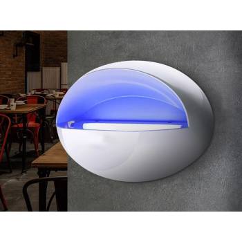 Англия Uv инсектицидна лампа за комари, насекоми, мухи led за 100 кв. м. с лепящи плосткости за ресторанти, хотели, производство (01933-10)