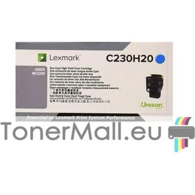 Lexmark Оригинална тонер касета LEXMARK C230H20 Cyan