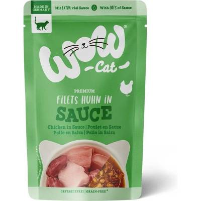 WOW CAT kuřecí v omáčce 8 × 85 g