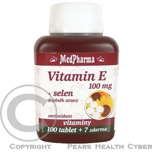 MedPharma Vitamín E 100 mg + Selen 107 tablet