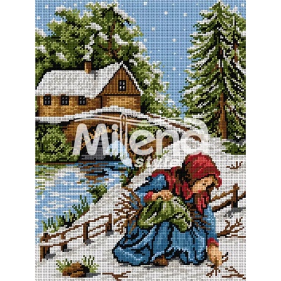 Milena Style Гоблен с щампа За празничния огън без конци