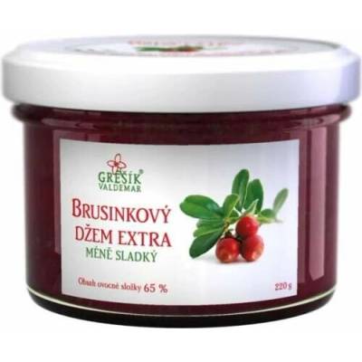 Grešík Džem Brusnice menej sladký 220g