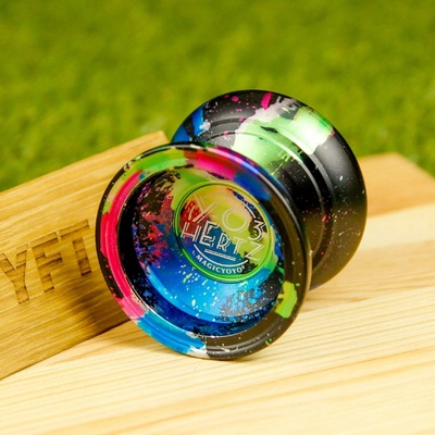 Kovové yoyo Hertz MagicYoyo na freestyle triky Galaxy – Hledejceny.cz